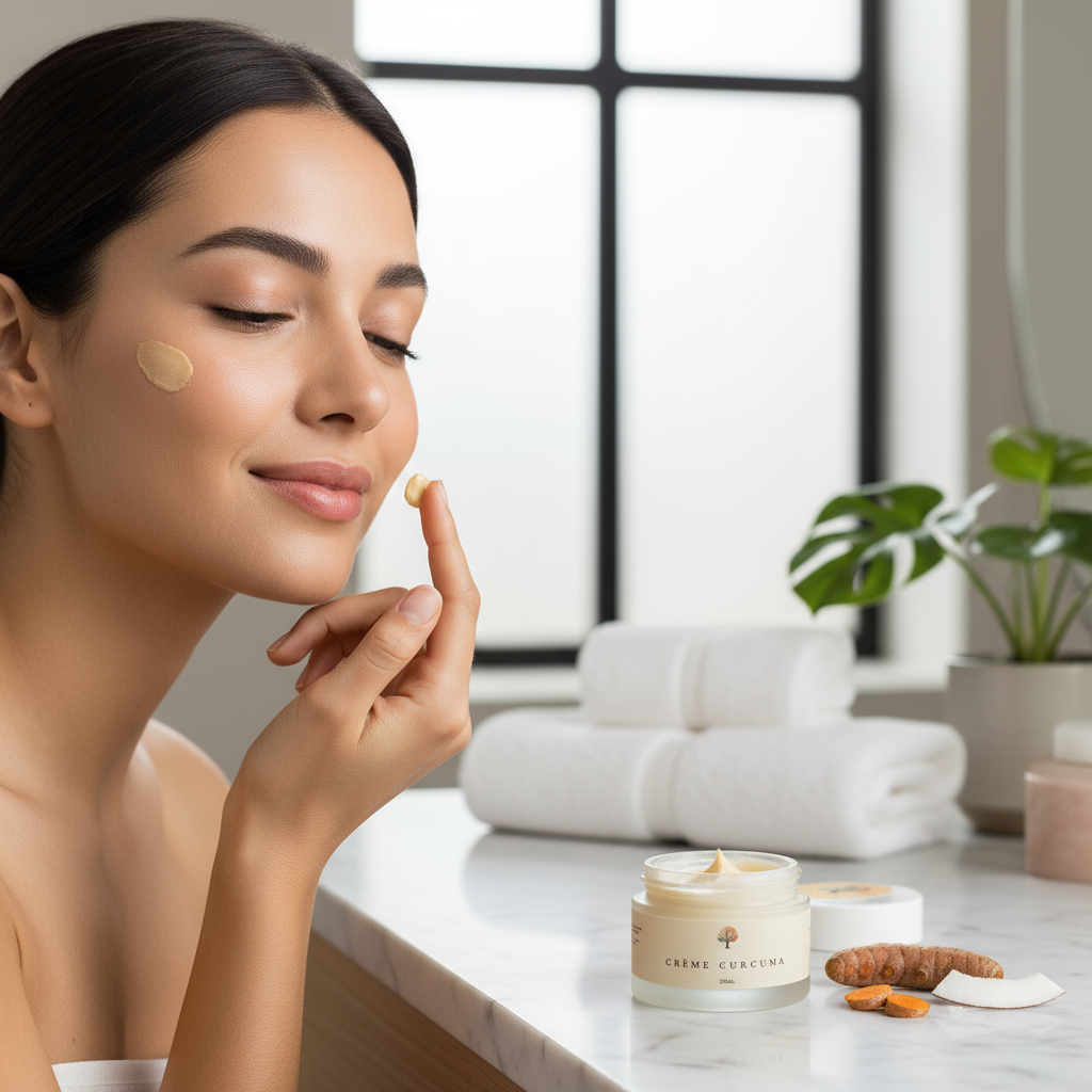 Crème Éclat au Curcuma | Soin Hydratant Anti-Âge au Curcuma | Crème Jeunesse au Curcuma | Émulsion Anti-Âge au Curcuma | Crème Lumière au Curcuma | Soin Éclat Naturel au Curcuma | Crème Rajeunissante au Curcuma | Lotion Hydratante au Curcuma | Crème Vitalité au Curcuma | Soin Sublimateur au Curcuma